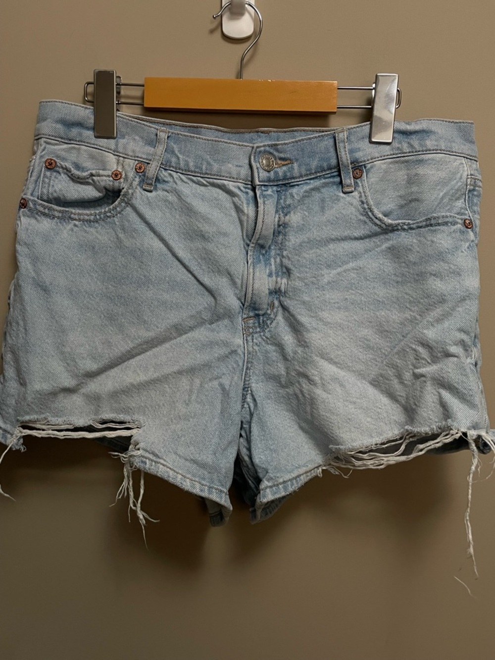 American Eagle Strigid Relaxed Fit Denim Jean Shorts Women’s Size 10